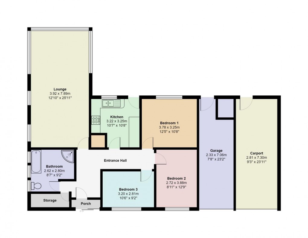 Floorplan for Wakeling Road, Denton, Manchester