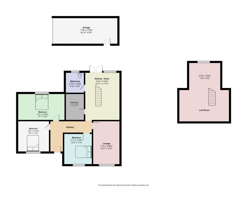 Floorplan for Wood Street, Denton