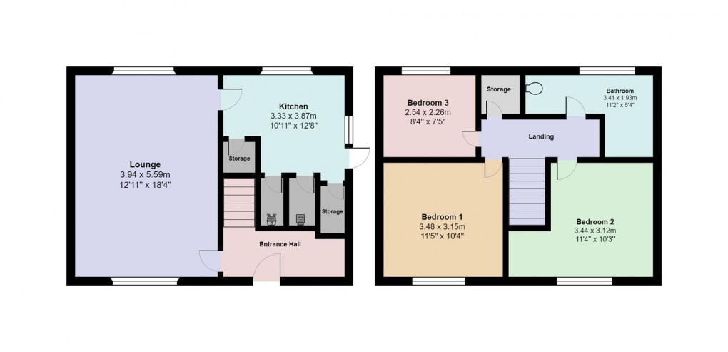 Floorplan for Wordsworth Road, Denton, Manchester