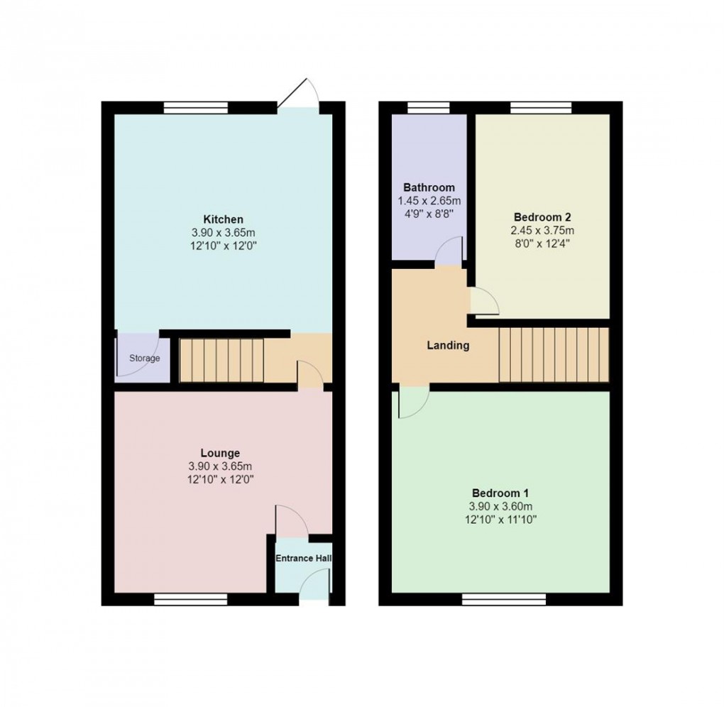 Floorplan for Hawthorn Street, Audenshaw