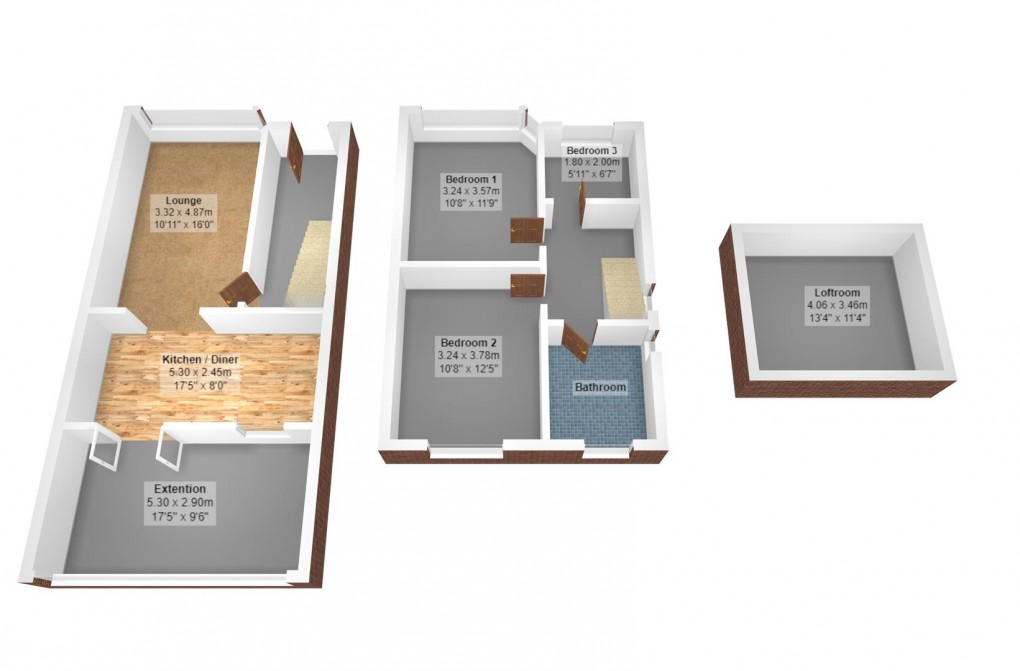 Floorplan for Hulme Road, Denton, Manchester