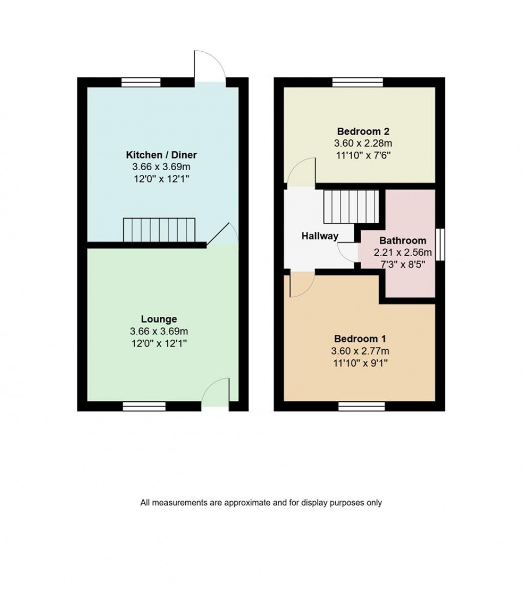 Floorplan for Lupton Street, Denton, Manchester