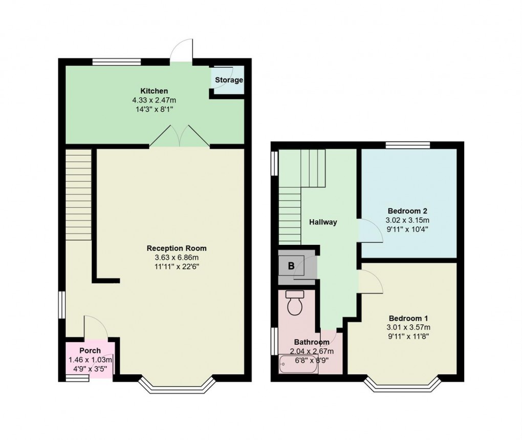 Floorplan for Victoria Street, Hyde