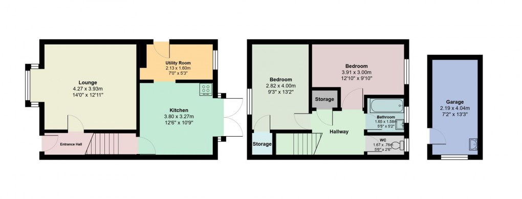 Floorplan for Yew Street, Audenshaw, Manchester